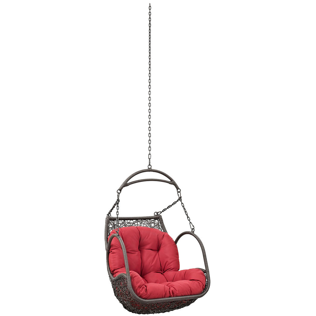 Preview image for Outdoor Patio Swing Chair (Without Stand), Red