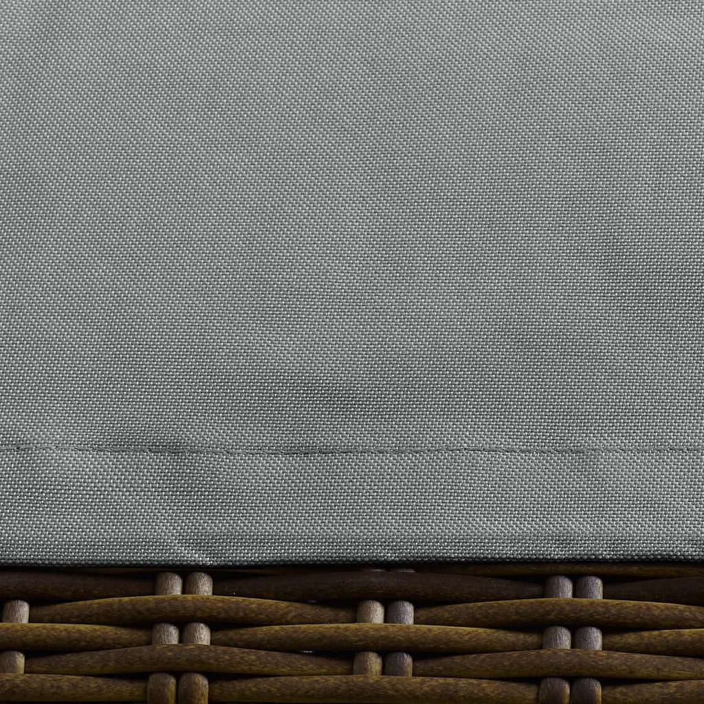 Outdoor Patio Daybed, Cover In Gray
