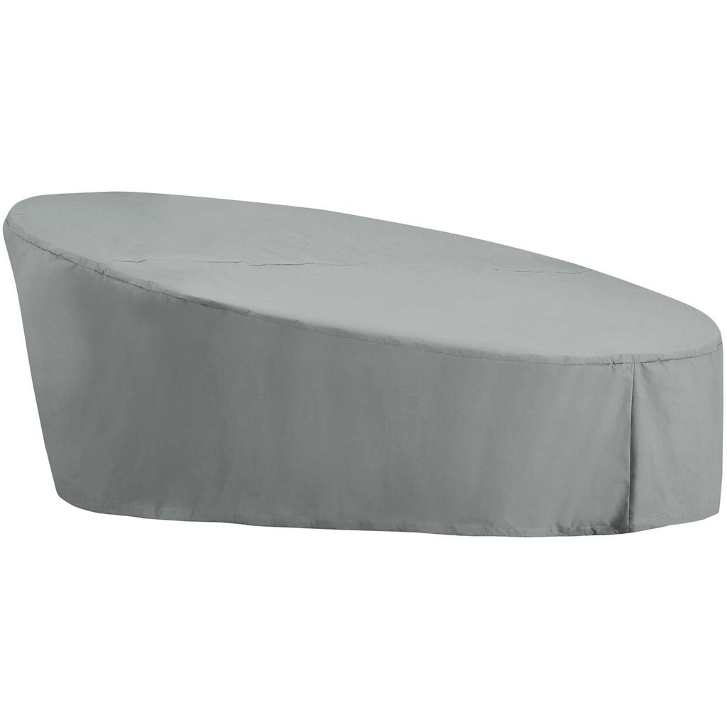 Outdoor Patio Daybed, Cover In Gray