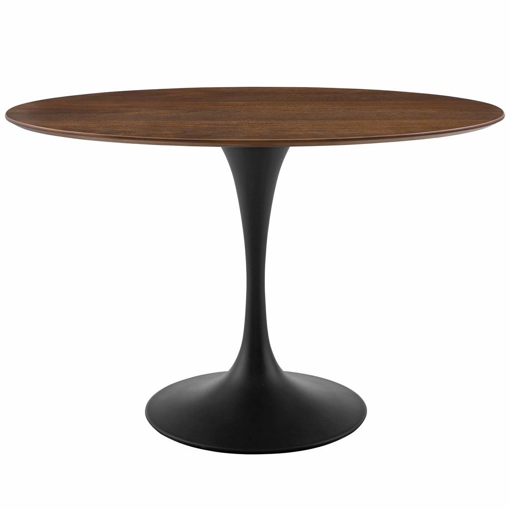 Preview image for Lippa 48" Oval Walnut Dining Table In Black Walnut
