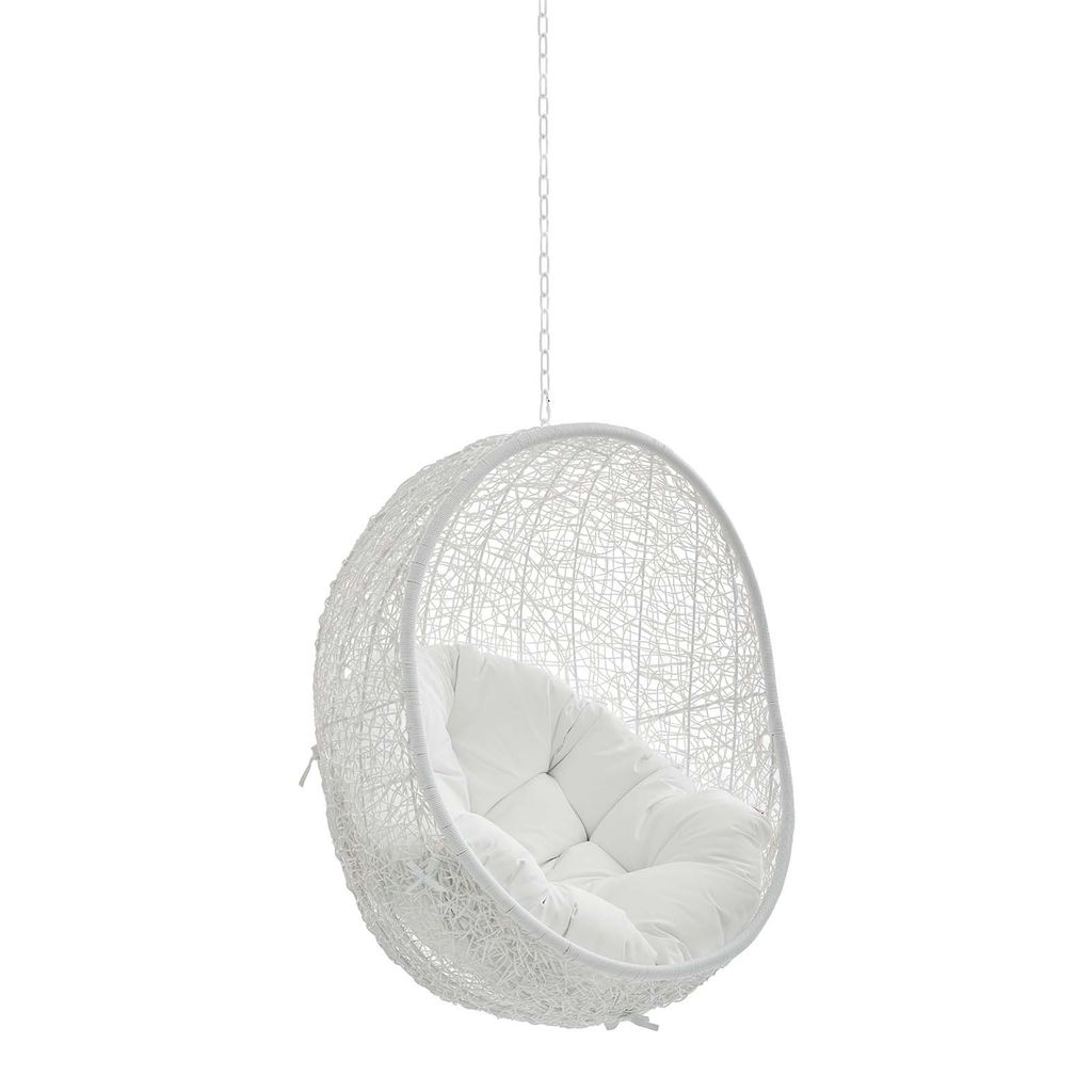 Preview image for Hanging Outdoor Patio Lounge Chair, White