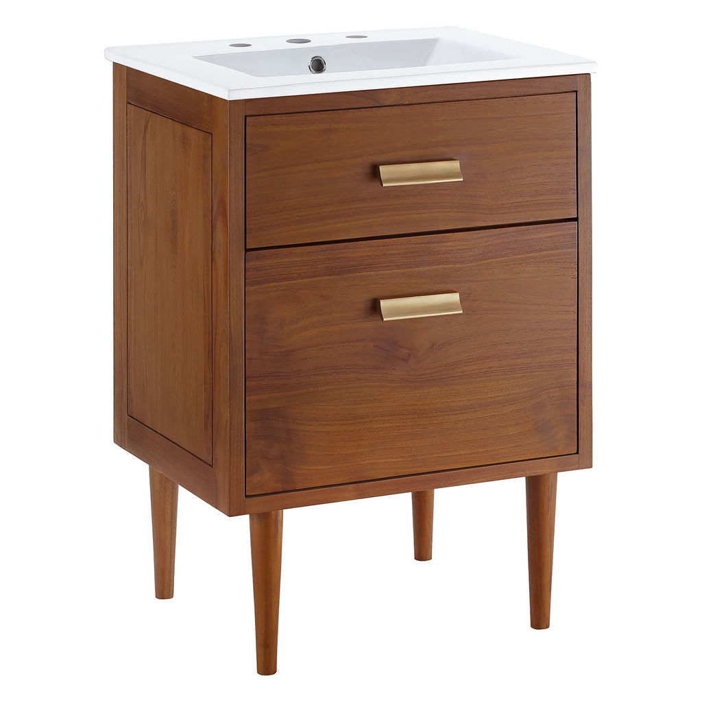 Bathroom Vanity In Teak 24