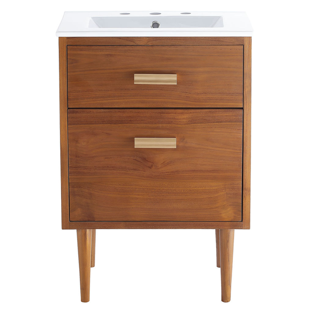 Bathroom Vanity In Teak 24