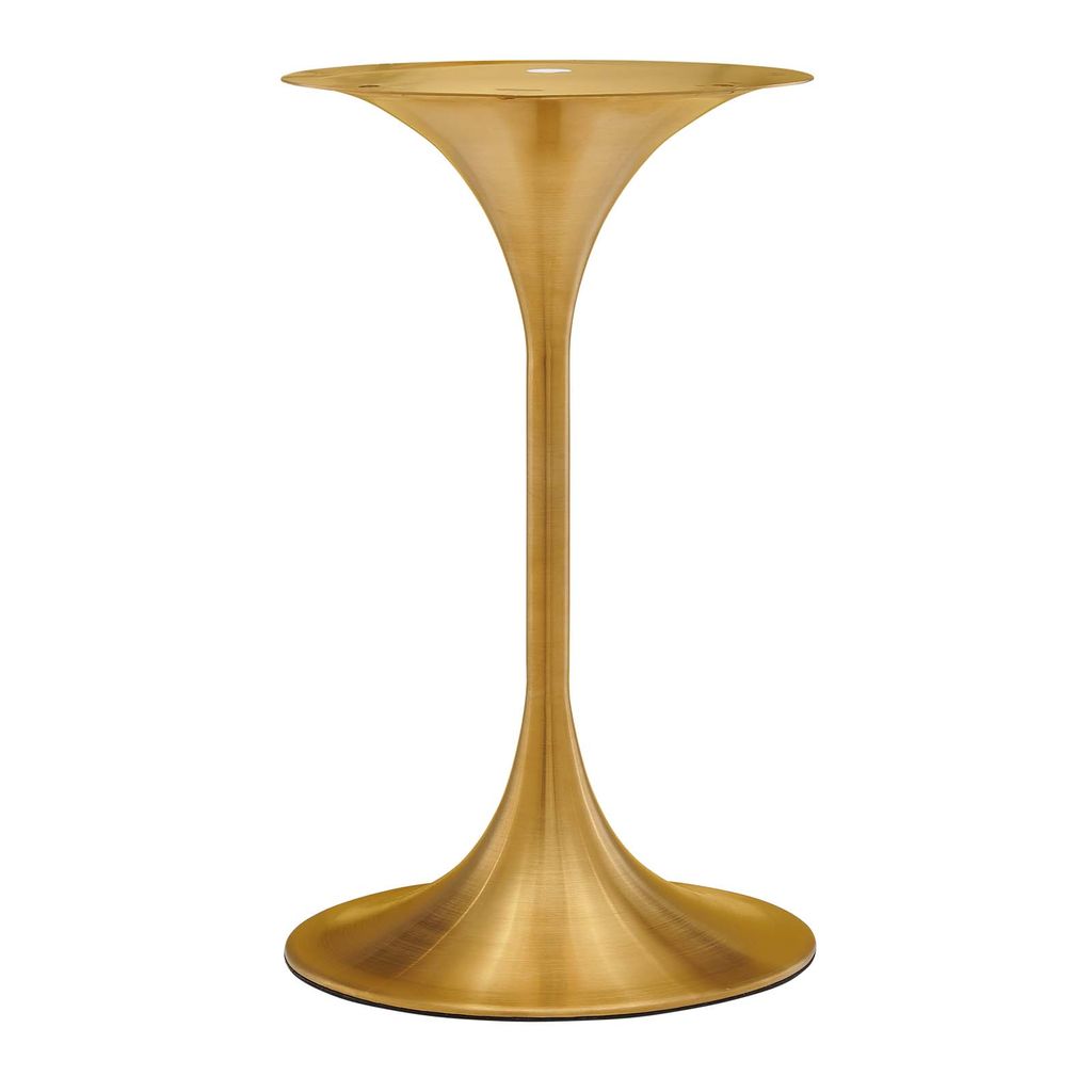 Lippa 20" Round Side Table In Gold Walnut