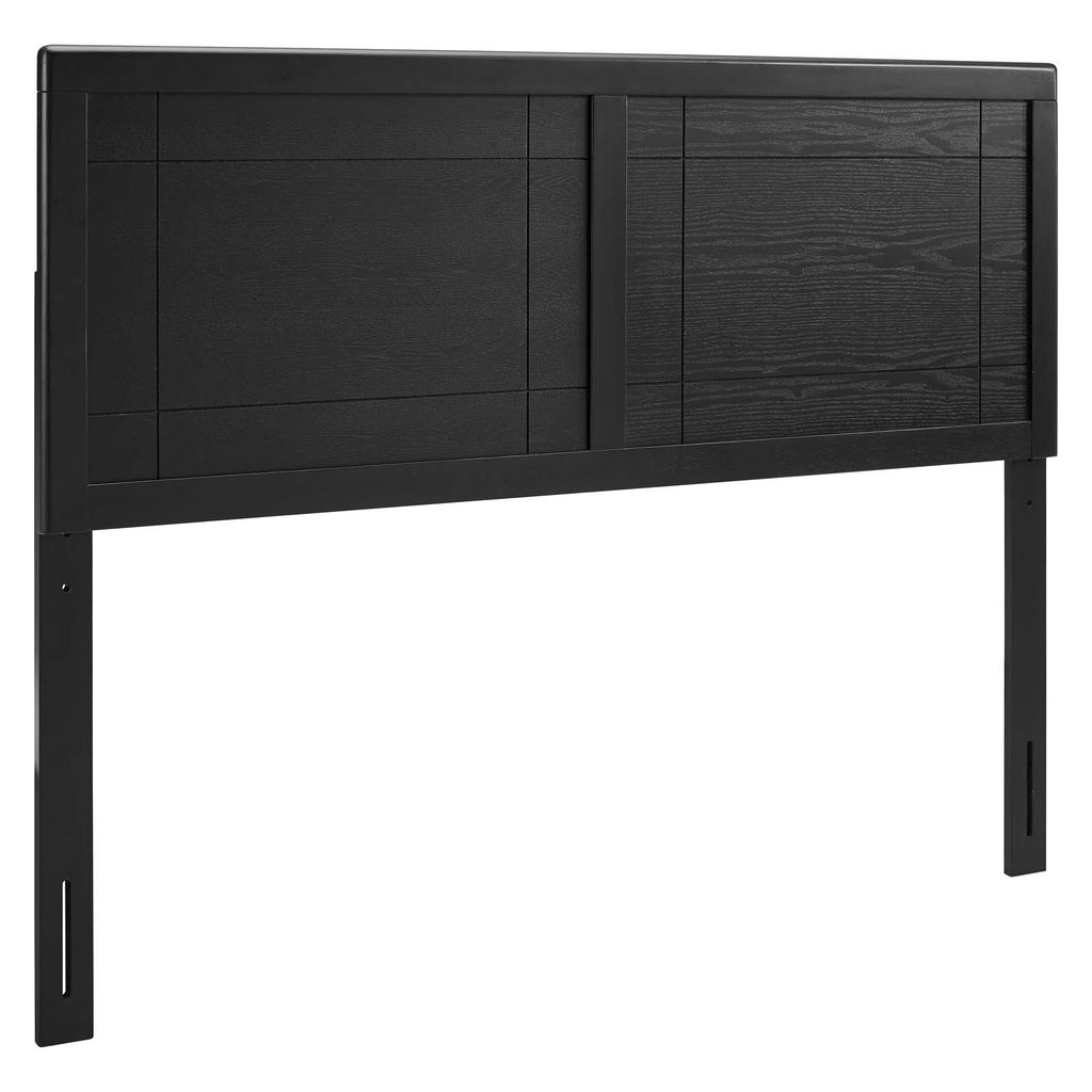 Archie Twin Wood Headboard In Black