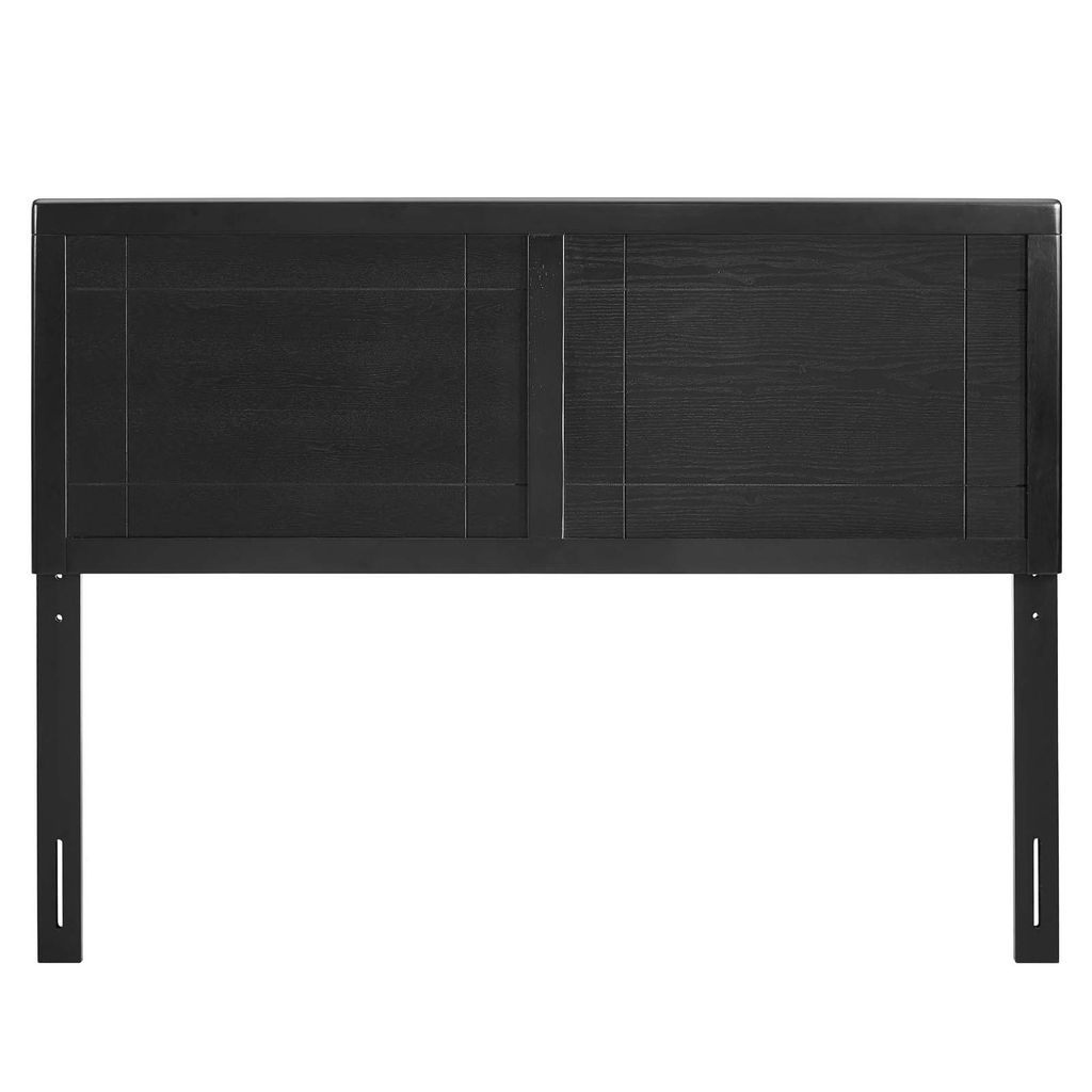 Archie Twin Wood Headboard In Black