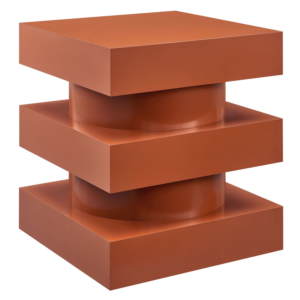 Perpetuate Totem End Table By Modway, Cayenne