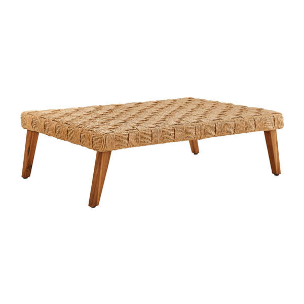 Thames Outdoor Patio Wicker Rattan Coffee Table By Modway, Natural