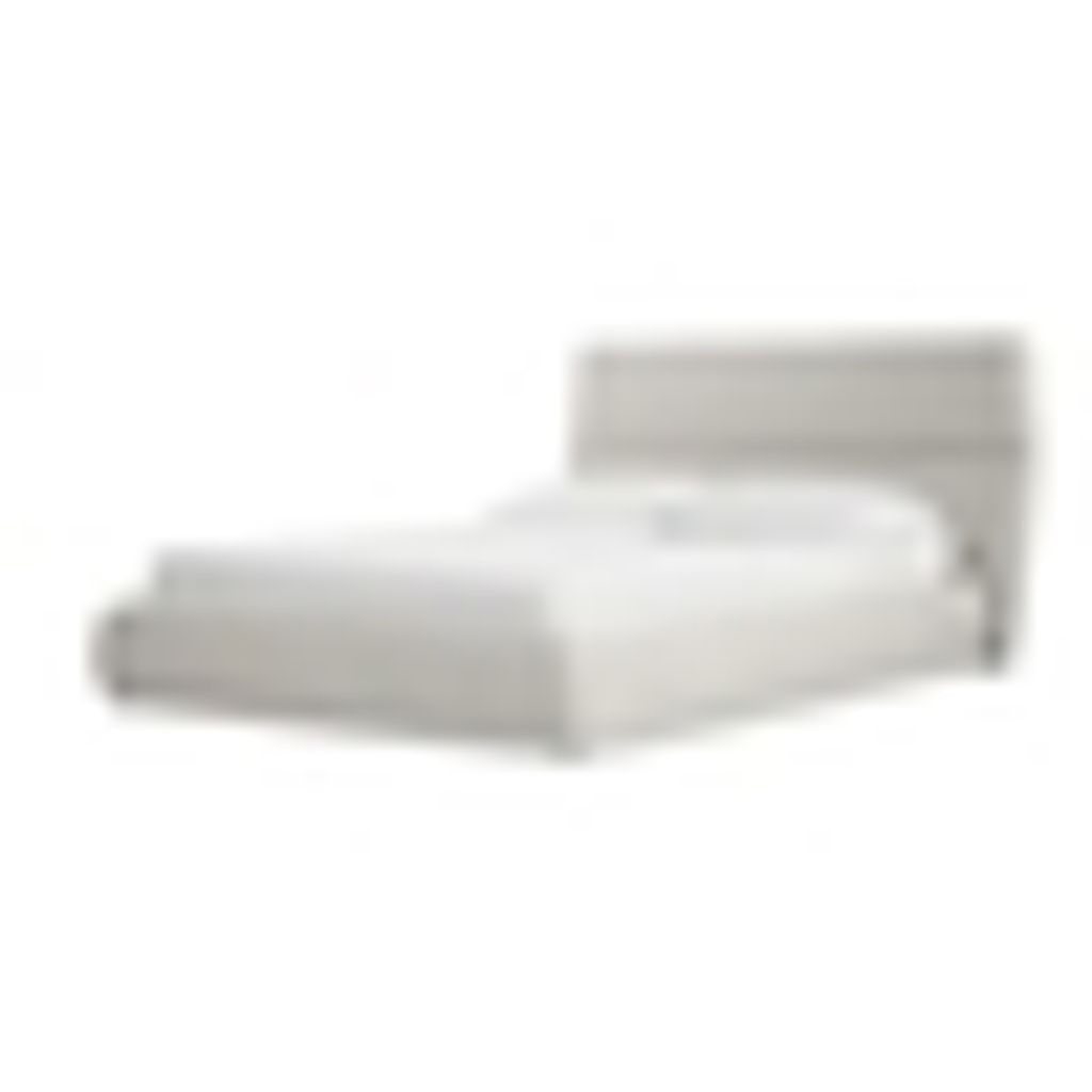 Lunar Queen Storage Bed Greige Tweed
