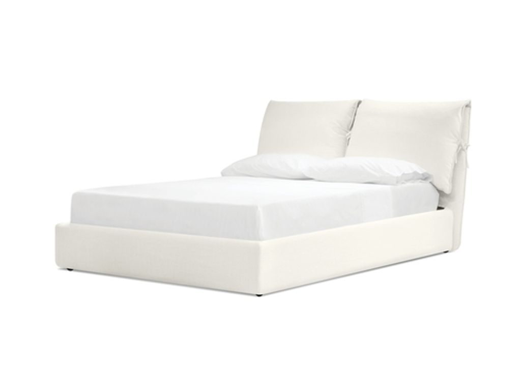 Preview image for Plume Queen Bed Cream Linen