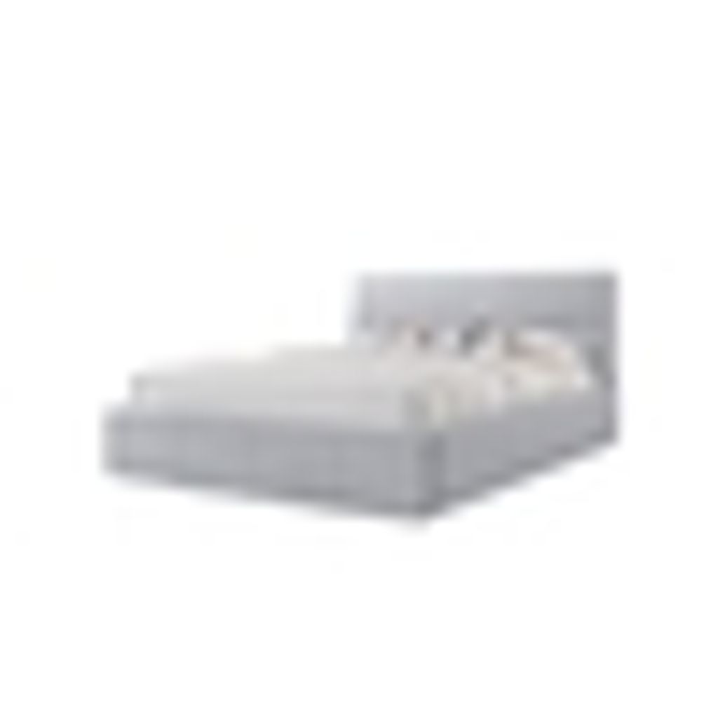 Reve Queen Bed Grey Fabric