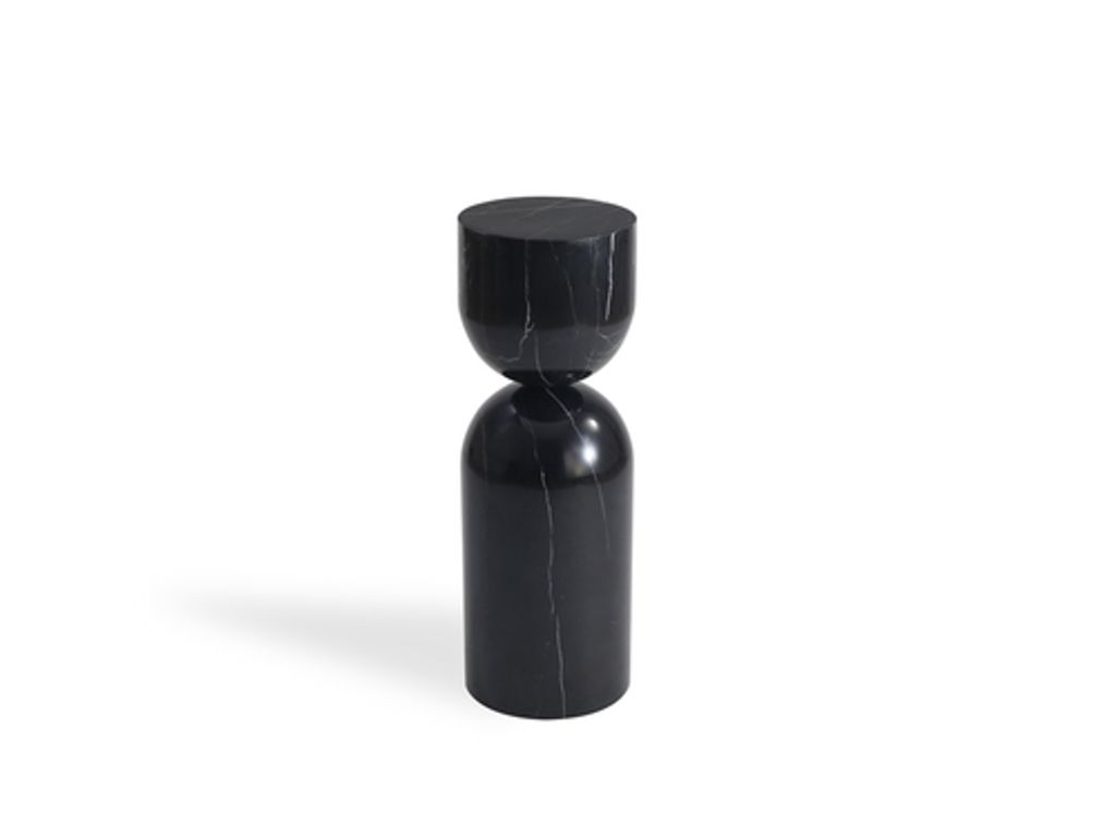 Preview image for Apothecary 23" Tall End Table Black Marble