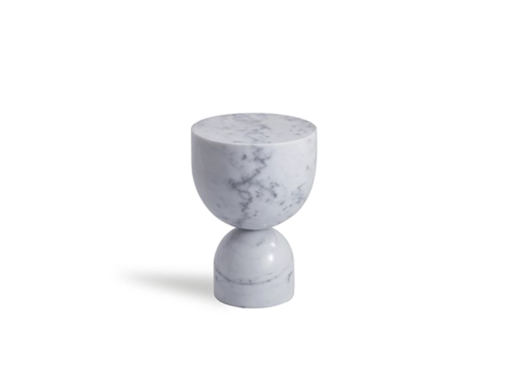 Preview image for Apothecary 17" Tall End Table White Marble