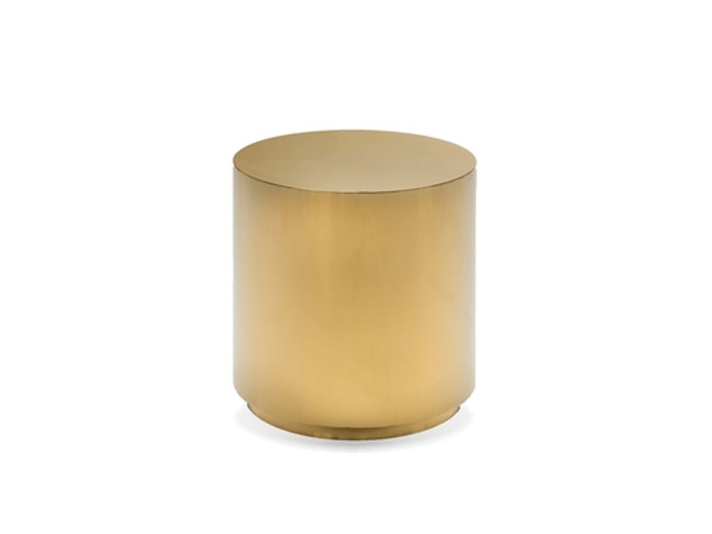 Sphere End Table Polished Gold Stainless Steel
