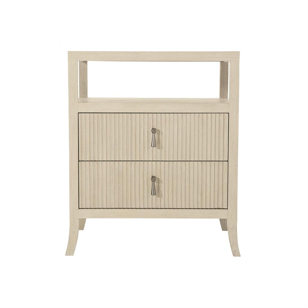 East Hampton Nightstand 26", Cerused Linen