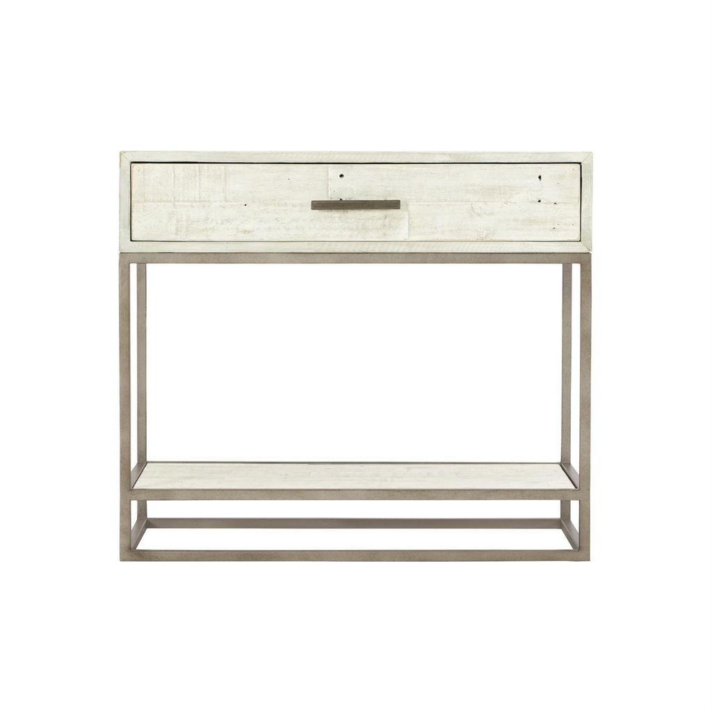 Alvar Nightstand, Brushed White