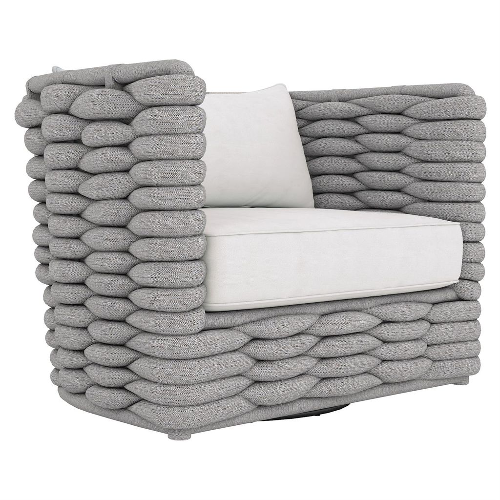 Preview image for Wailea Outdoor Swivel Chair, Nordic Grey