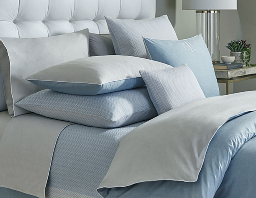 Asher Fl/Qn Duvet Cover 88" X 92", Granite/Ash
