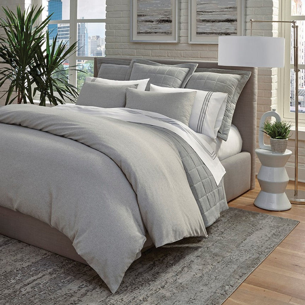 Jackson Cal King Fitted Sheet 72" X 84" X 15", Solid/Pewter