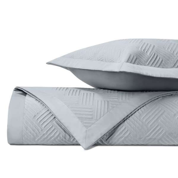 Qlt Coverlet Sets, Twilight Qlt Tw/Twxl Coverlet + 1 Std Sham 72" X 92", 20" X 26", Ch Blue Gray