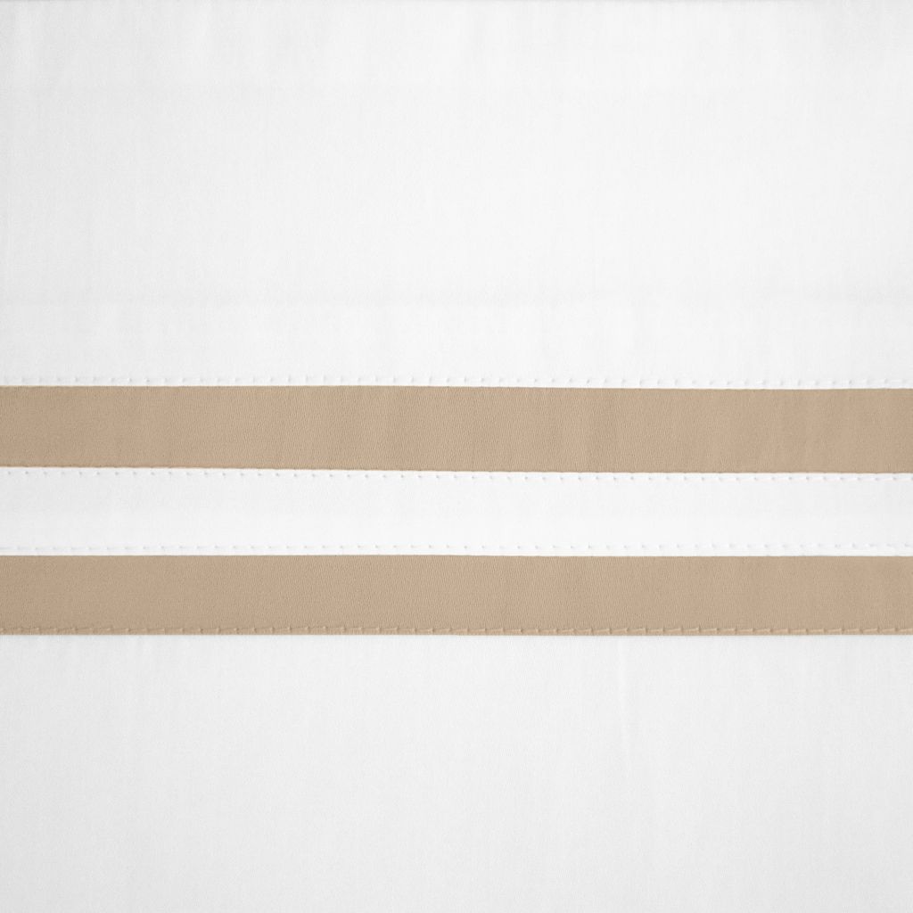 Ribbons Ck Duvet Cover - White / Candlelight