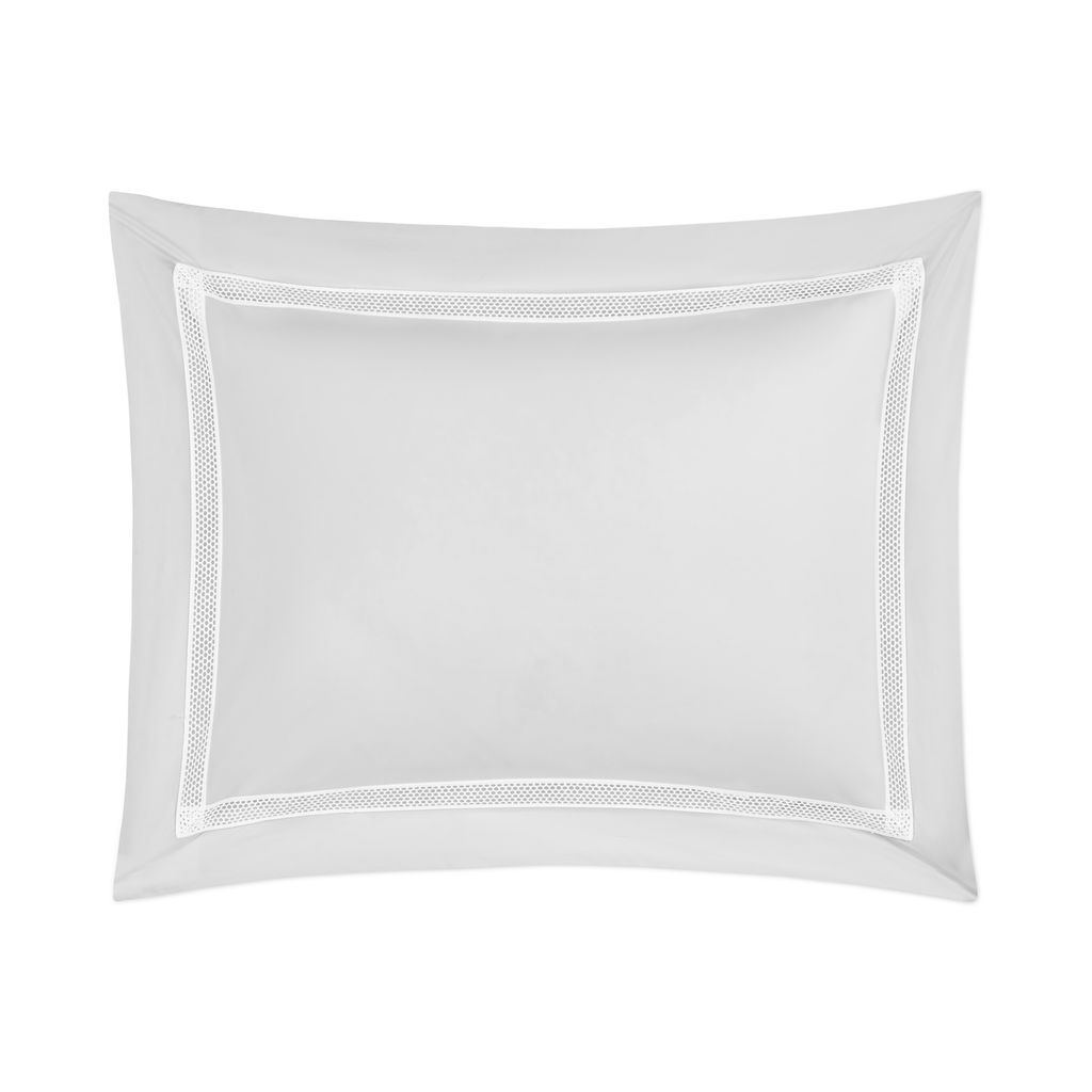 Riley Euro Sham - Oyster / White