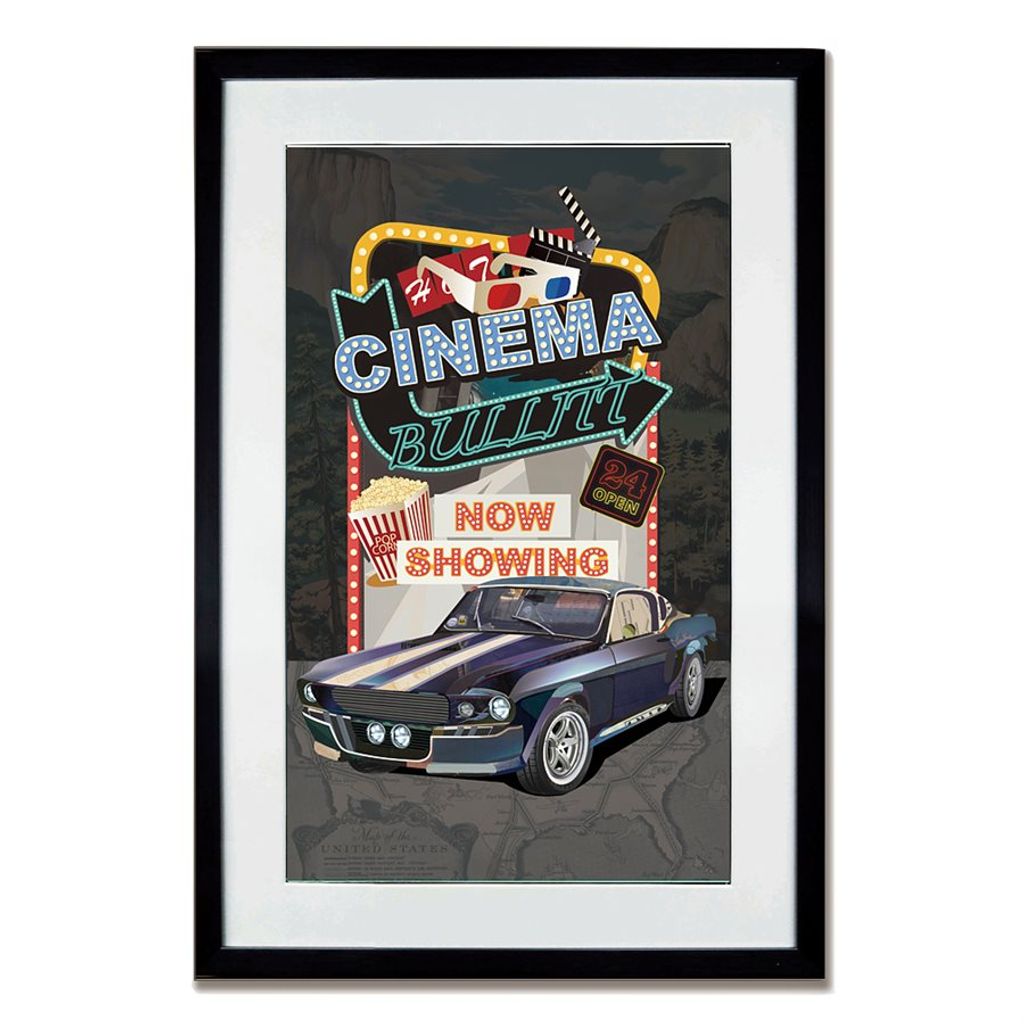 Preview image for 'Detroit Legends' - 3D Collage, 24"Wx36"H Wall Art, Framed