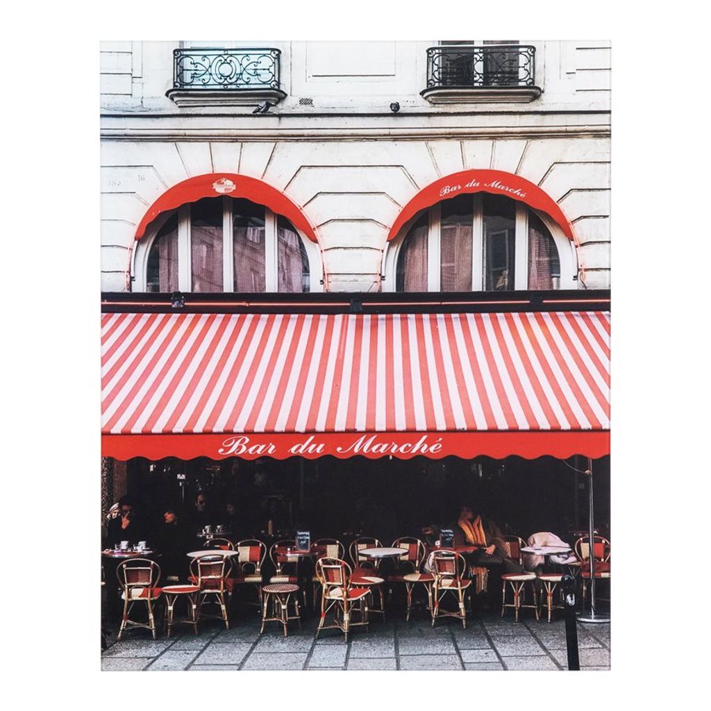 Preview image for 'Parisian Bistro' - Photo By Veronica Olson, Printed On Tempered Glass