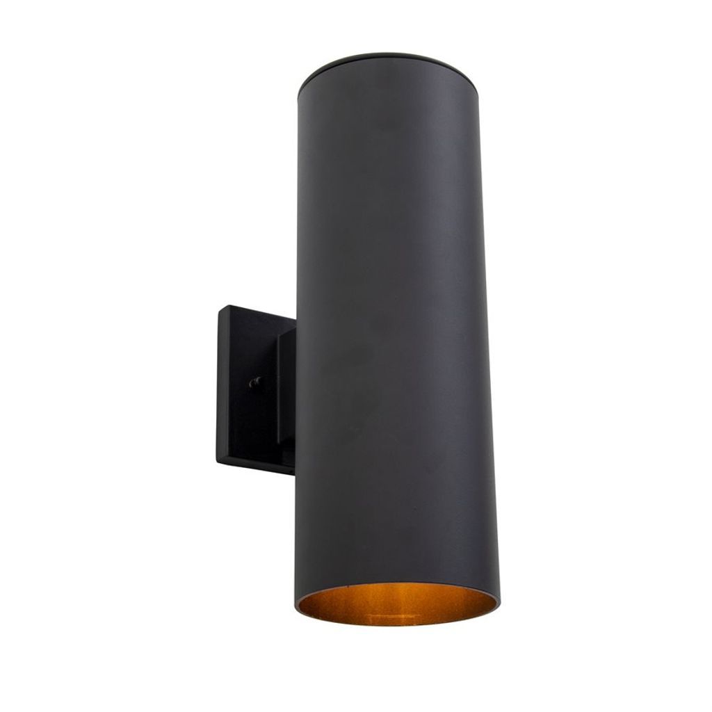 Preview image for 2 Light Exterior In Matte Black Finish With Clear Glass