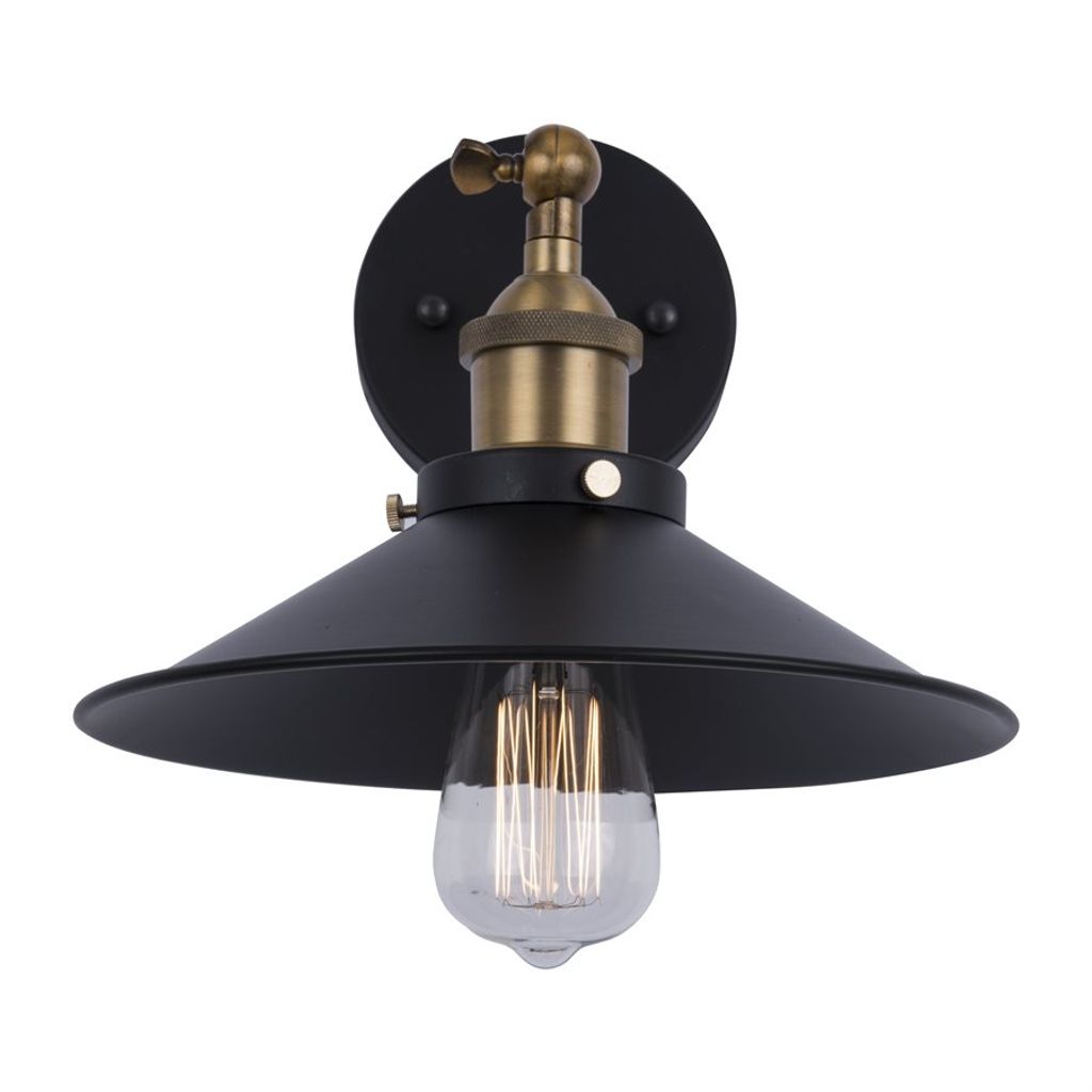 Preview image for 1 Light Wall Sconce In Dark Grey Finish