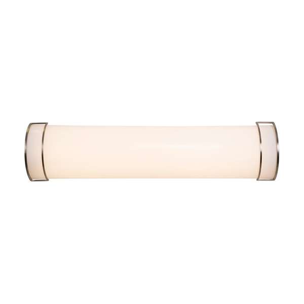 3 Light Flourescent In Brushed Nickel Finish