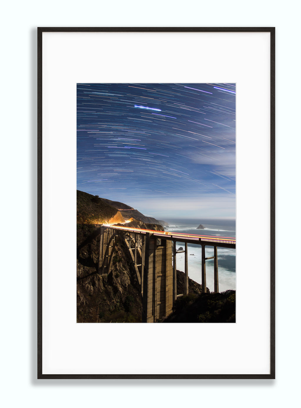 Preview image for Bixby Trails Framed Print 28" X 40"