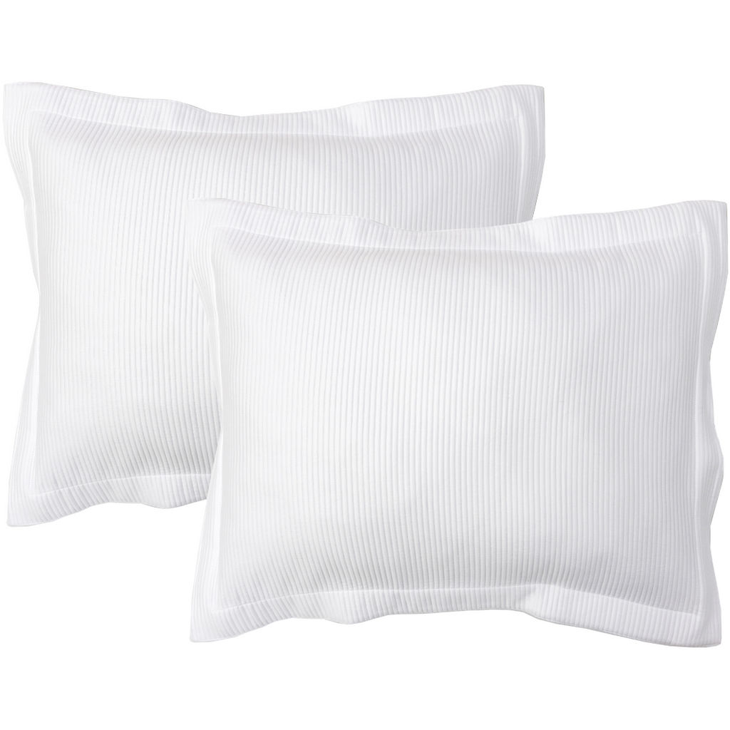 White Matelasse Sham Pair