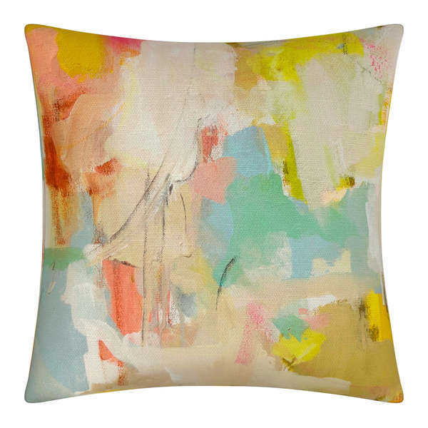 Coral Bay Orange 22X22 Pillow