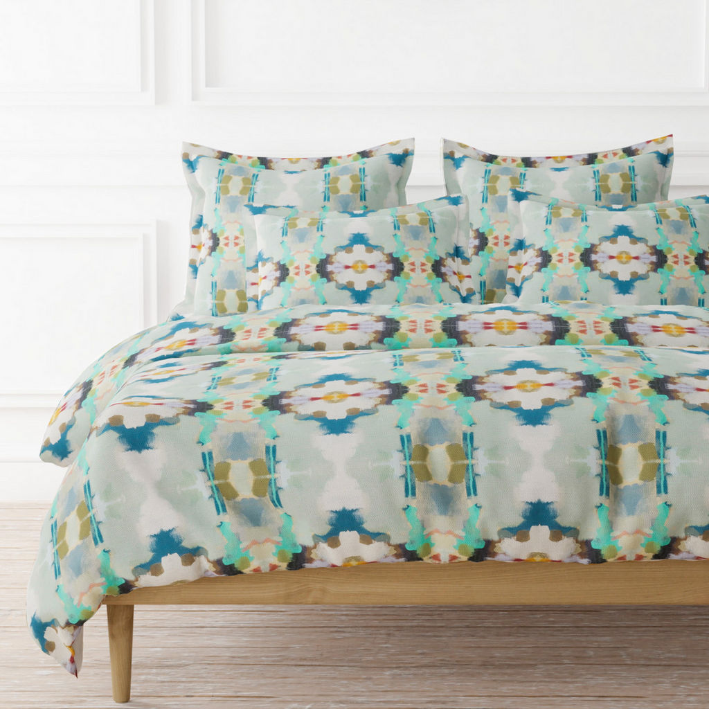 Orchid Blossom Royal Blue Duvet Cover