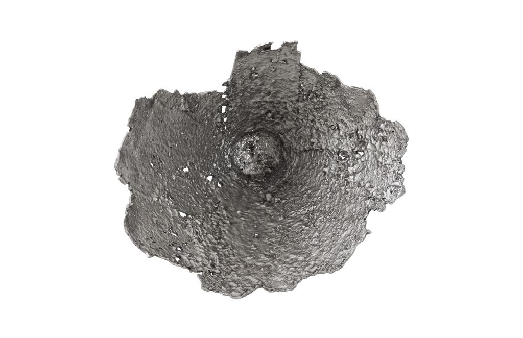 Splash Bowl Jagged Silver Wall Art