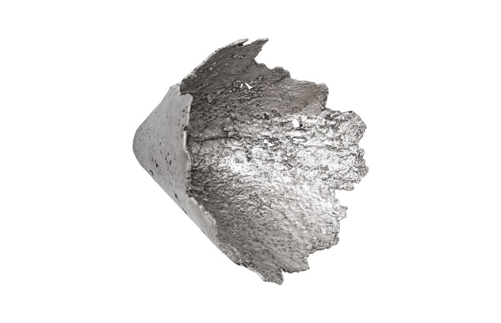 Splash Bowl Jagged Silver Wall Art