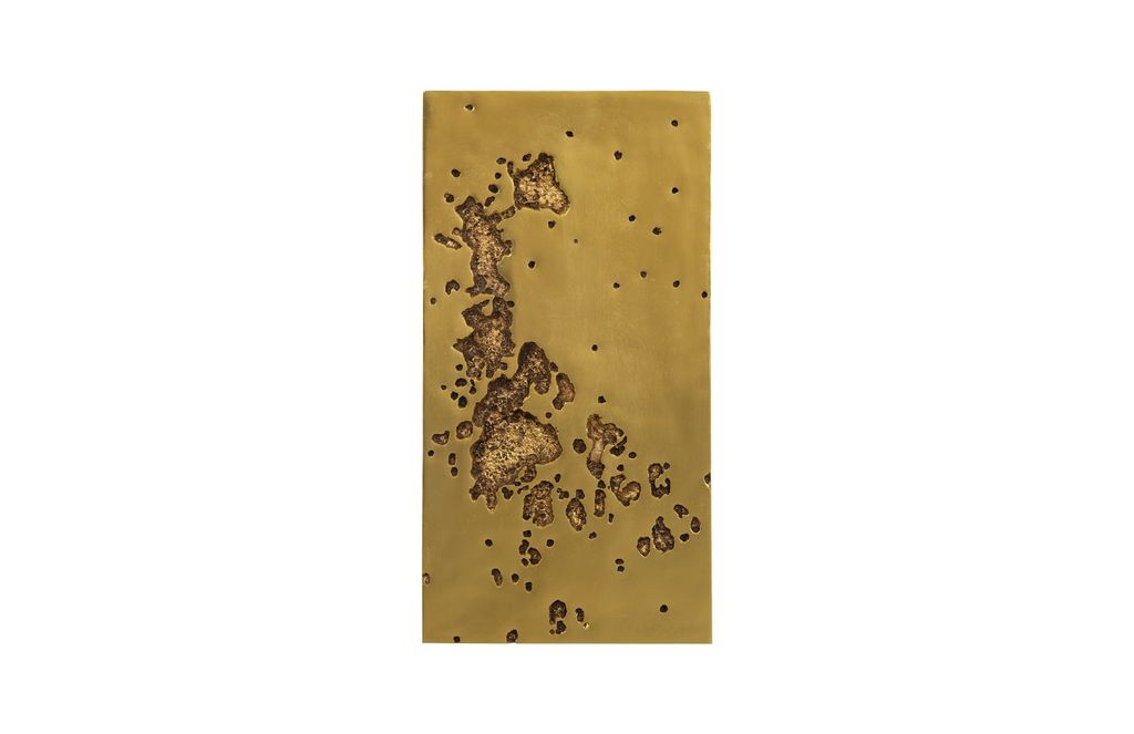 Modern Organic Crater Wall Art - GLD1