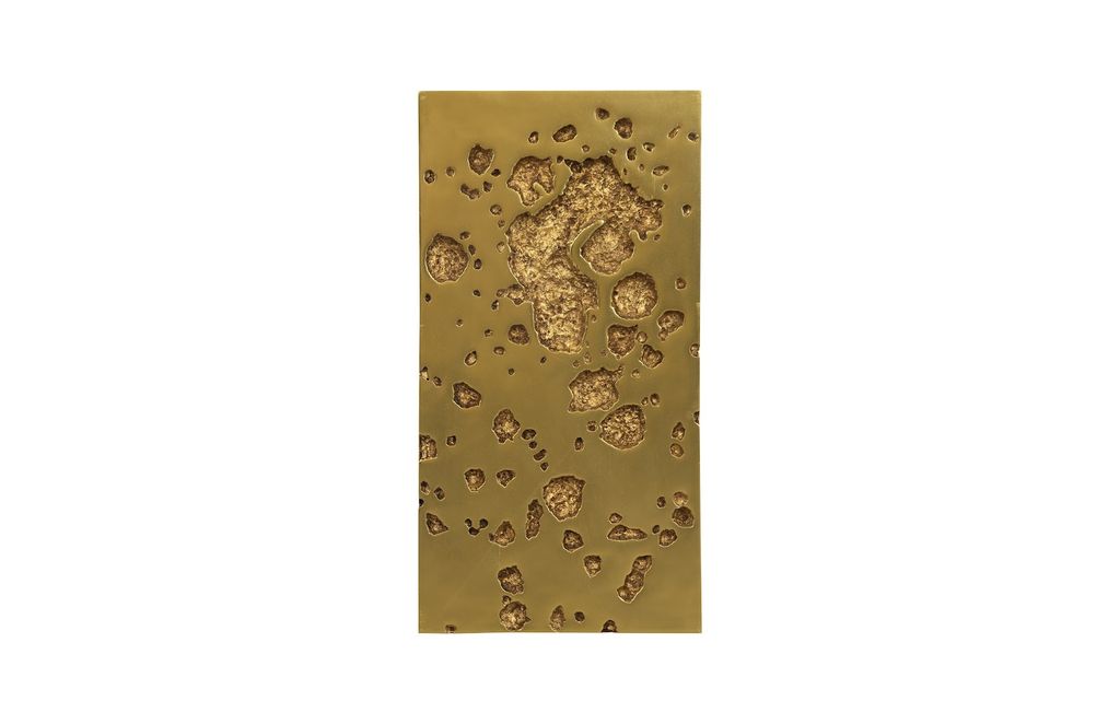 Modern Organic Crater Wall Art - GLD3