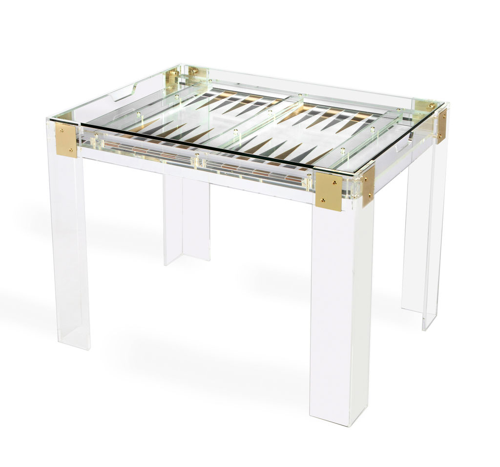 Pierre Acrylic Backgammon Table