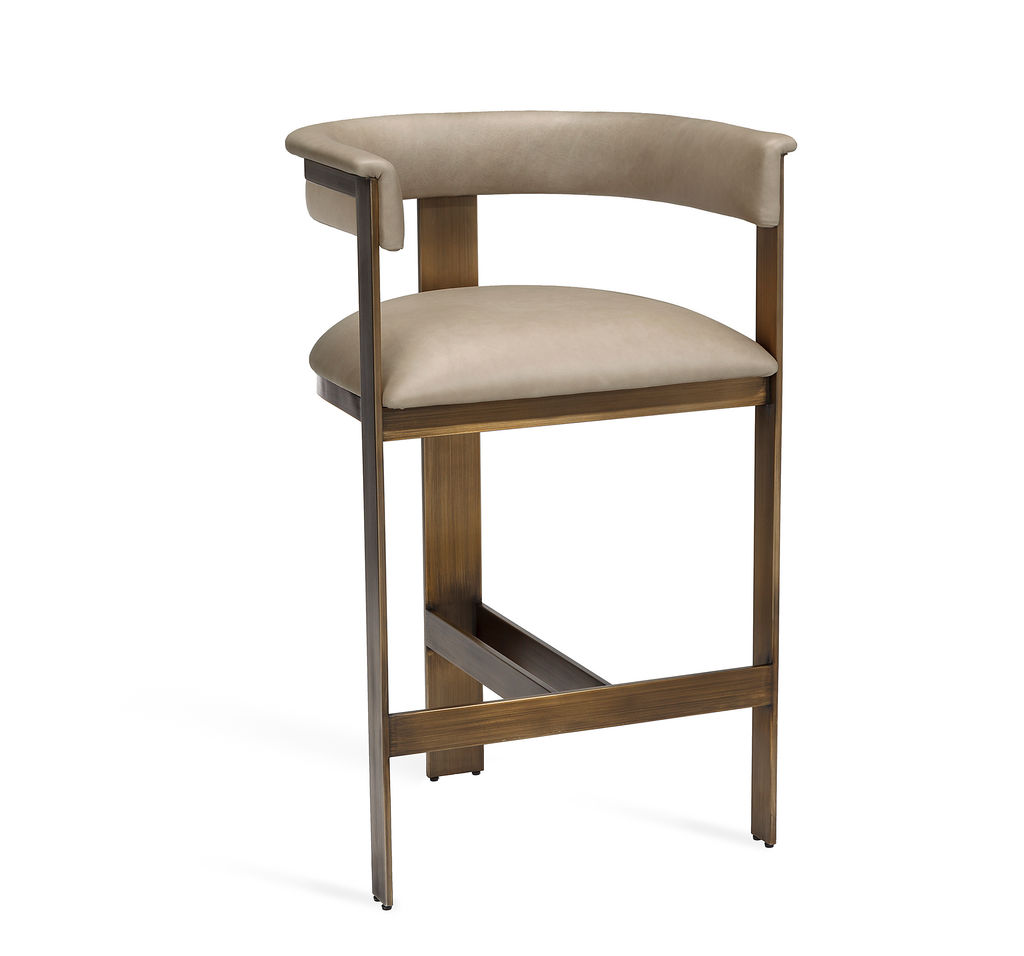 Darcy Counter Stool - Taupe