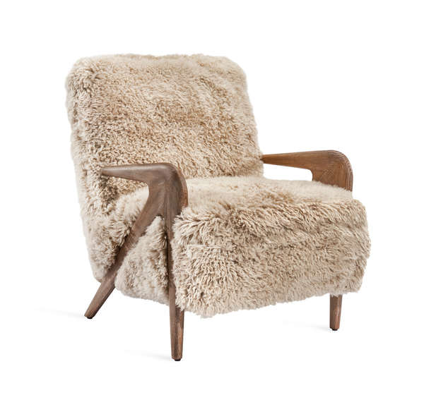 Angelica Lounge Chair - Morel Taupe