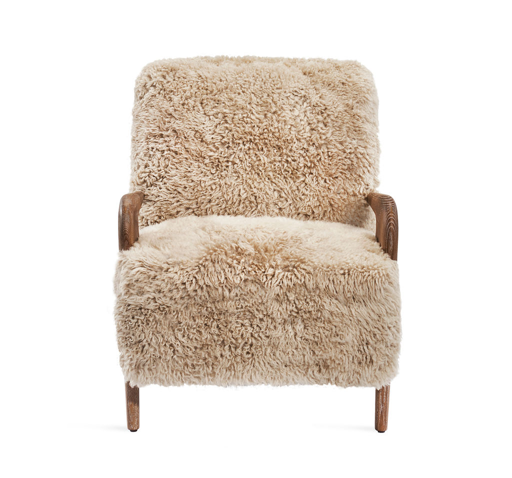 Angelica Lounge Chair - Morel Taupe