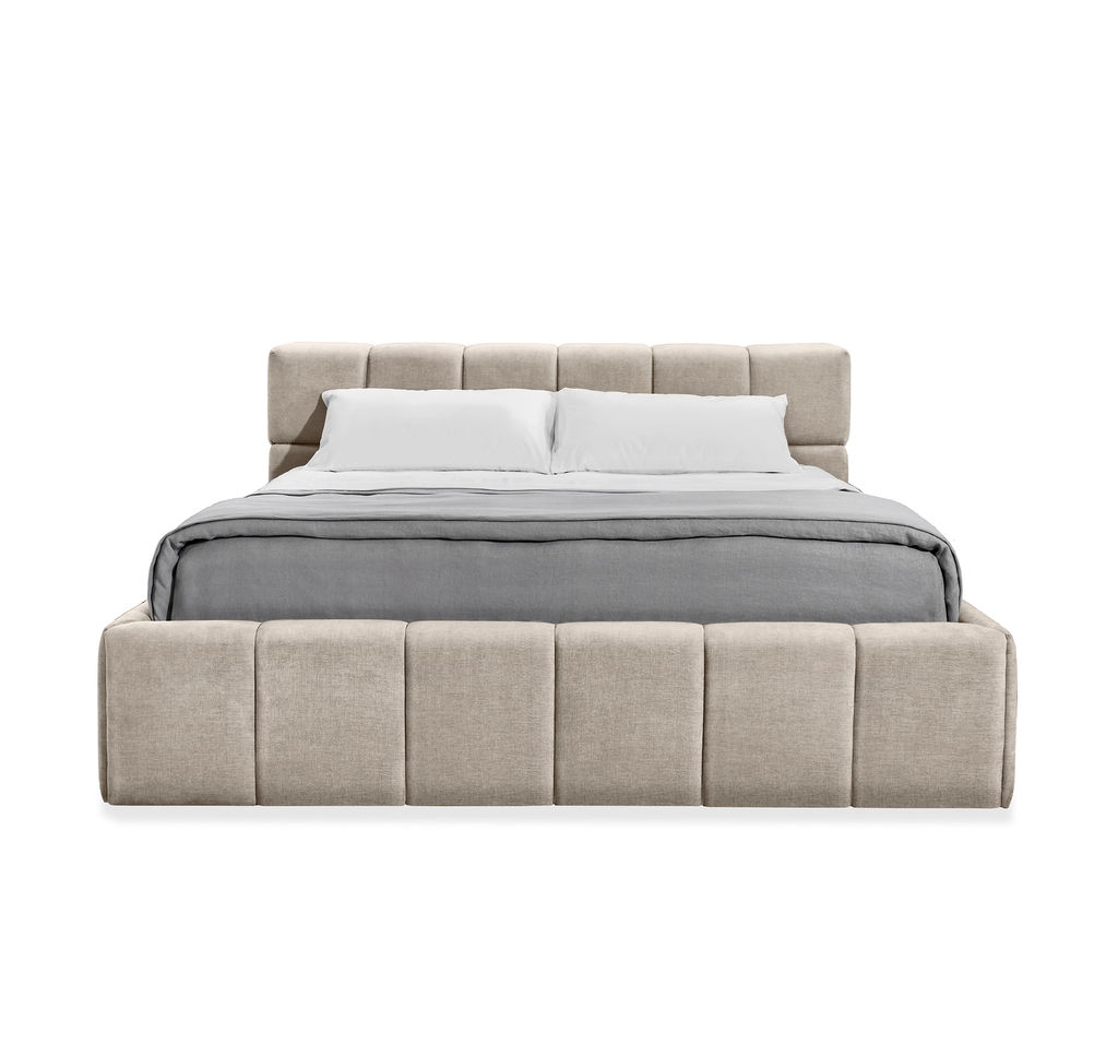 Brix Queen Bed - Sand