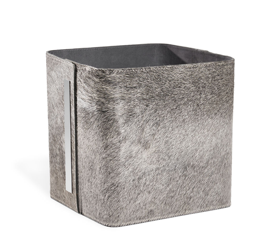 Portia Storage Basket - Natural Hide