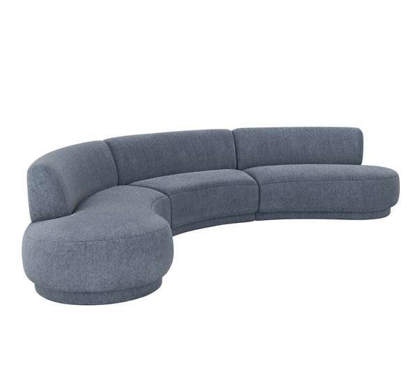 Nuage Right Sectional - Azure