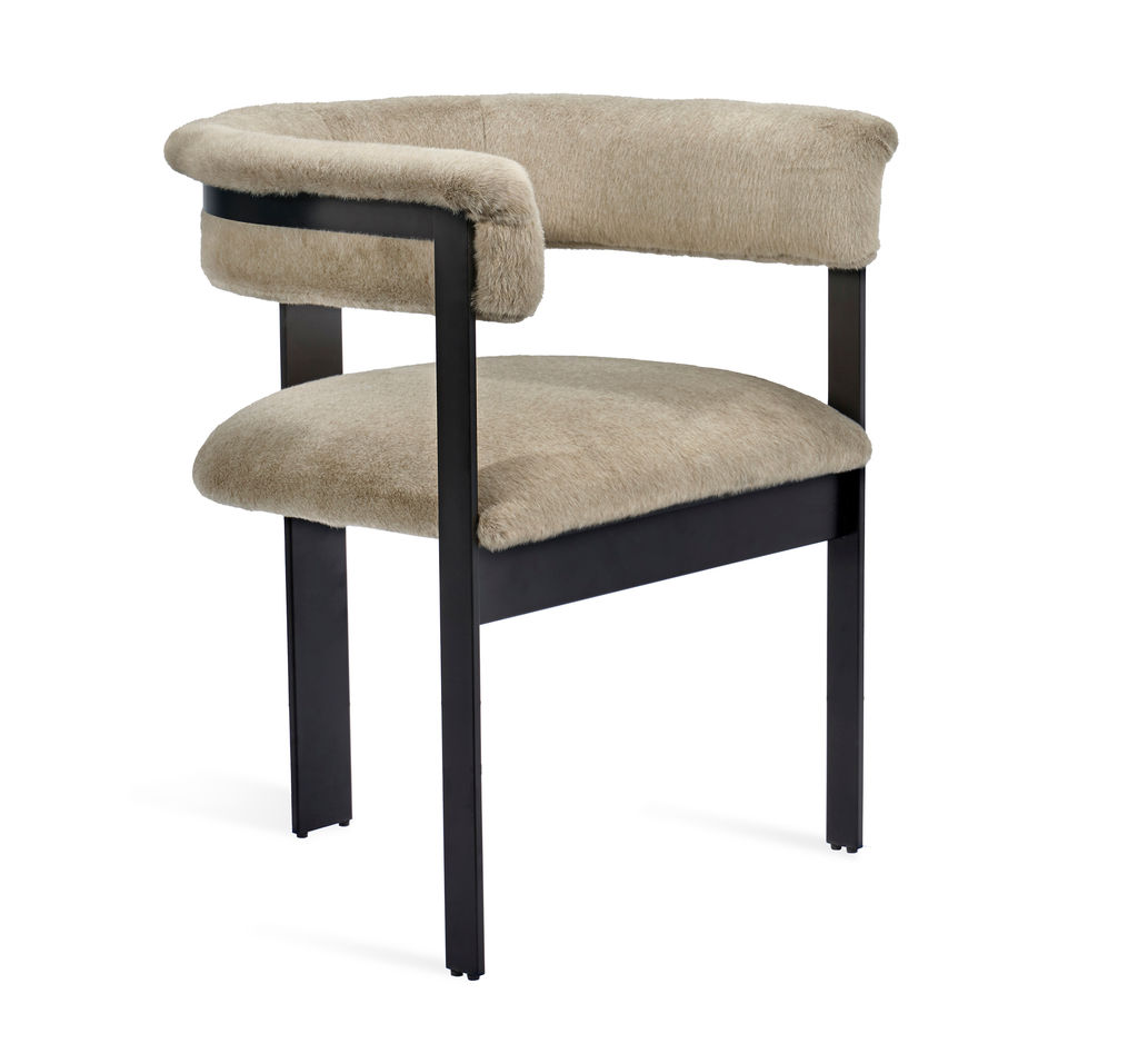 Darcy Dining Chair - Black/Fawn
