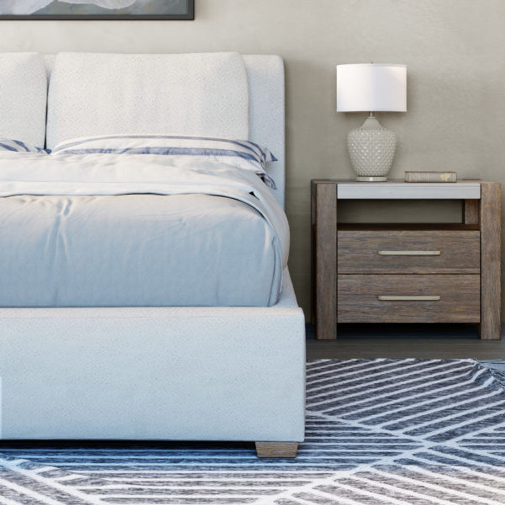 A.r.t. Furniture Stockyard King/Cal-King Upholstered Bed Footboard