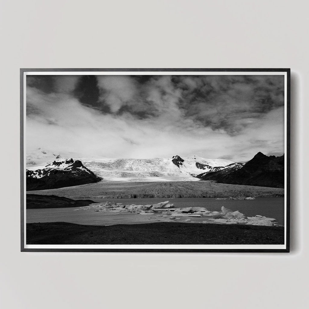 Preview image for Iceland #21 - 30" X 20" (32" X 22" Framed), Black