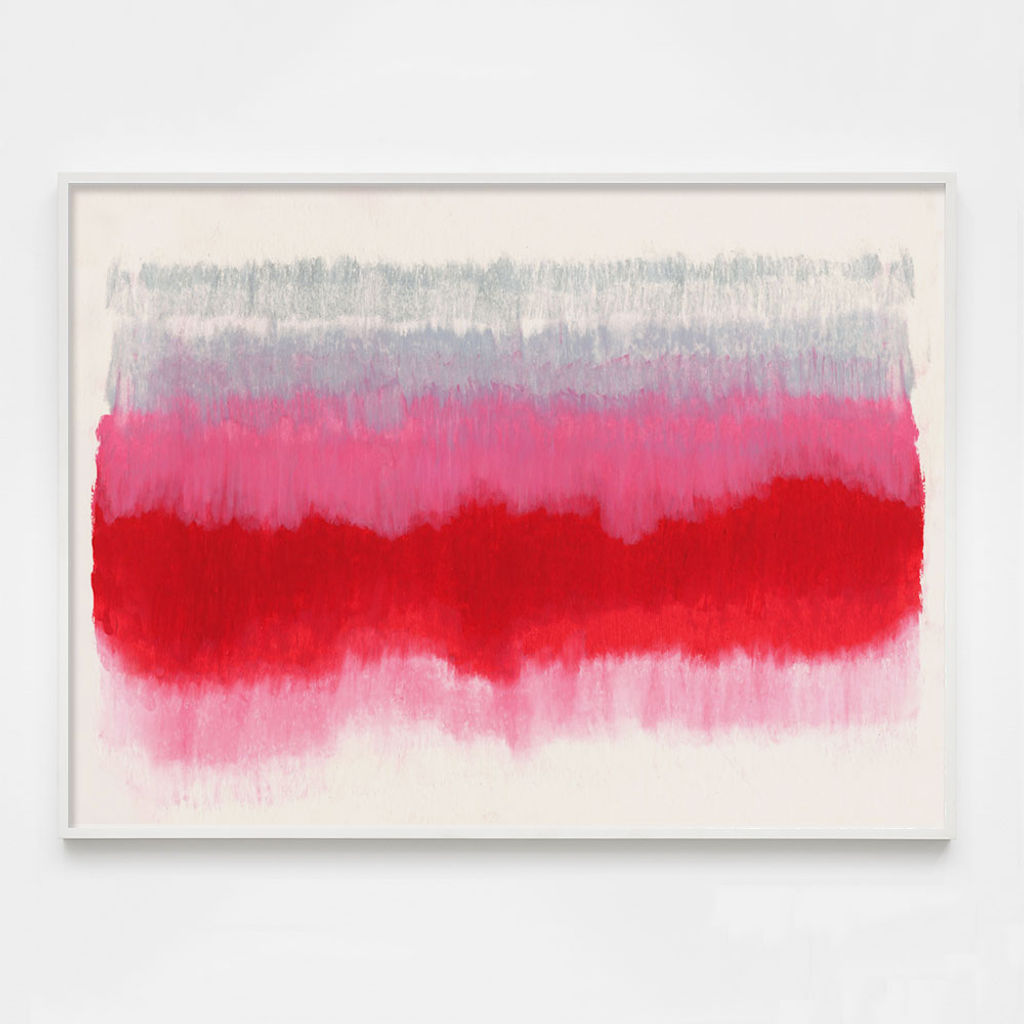 Colorcake (Grey, Pink, Red) - 56" X 40" (58" X 42" Framed), Unframed